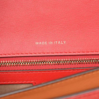 MCM Visetos Mixed Media Large Patricia Convertible Crossbody Viva Red 7 of 9
