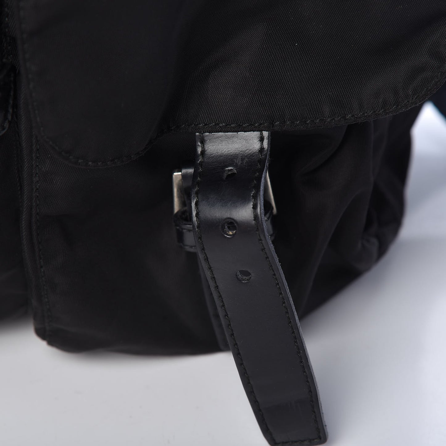 Nylon Vela Medium Backpack Black