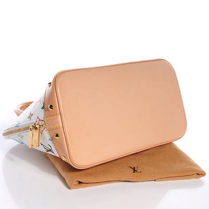 Louis Vuitton Monogram Multicolor Alma White 4 of 7