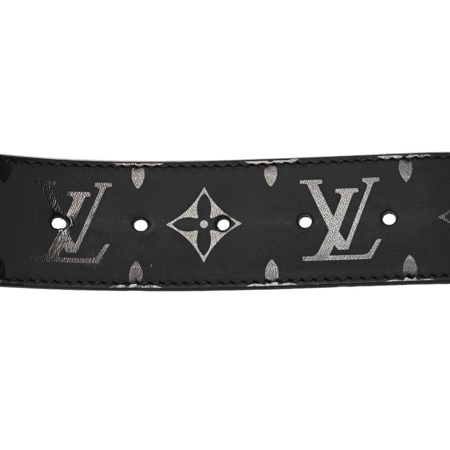Monogram Illusion 40mm LV Initiales Reversible Belt 95 38 Black