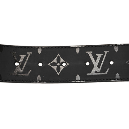 Louis Vuitton Monogram Illusion 40mm LV Initiales Reversible Belt 95 38 Black 3 of 5