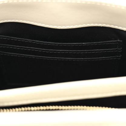 Saint Laurent Calfskin Y Quilted Monogram Toy Loulou Crossbody Bag Crema Soft 12 of 12