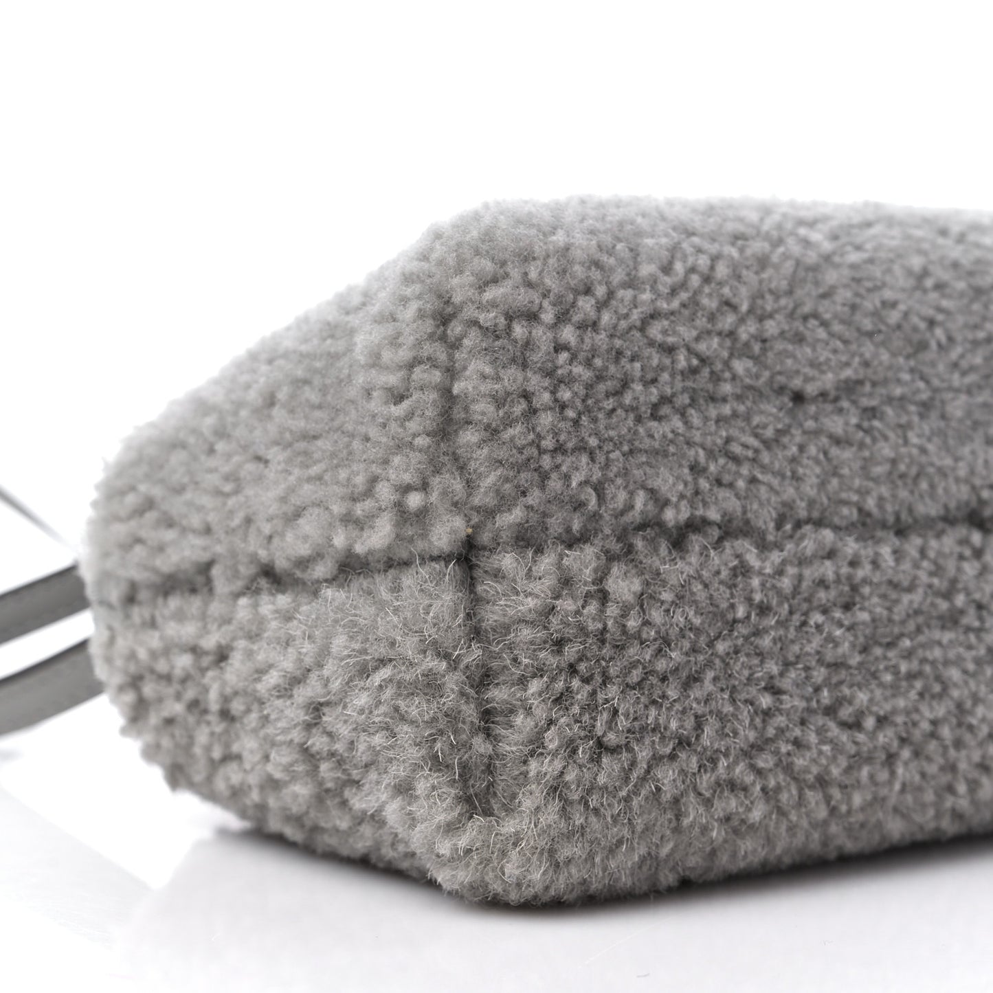 Sheepskin Vitello King Plexiglass Logo Embroidered Mini By The Way Top Handle Boston Ghiaccio