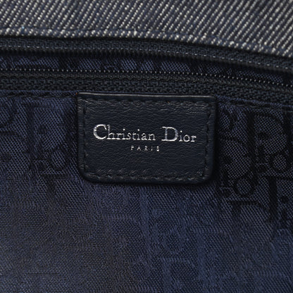 Christian Dior Denim Cannage Lady Dior Shopper Tote Blue 8 of 14