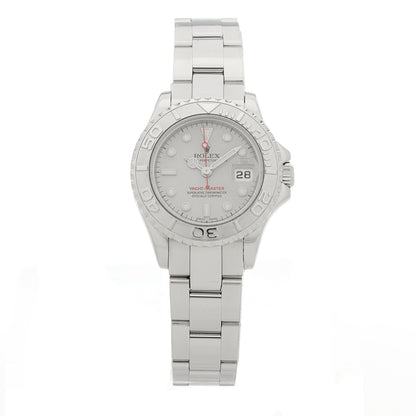 Rolex Stainless Steel Platinum 29mm Yacht-Master Watch Silver 169622 1 of 4