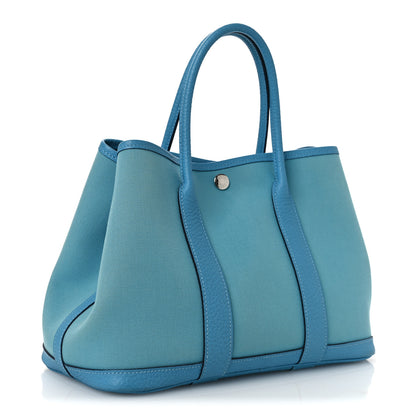 Hermes Toile Negonda Garden Party 30 TPM  Bleu Du Nord 3 of 10