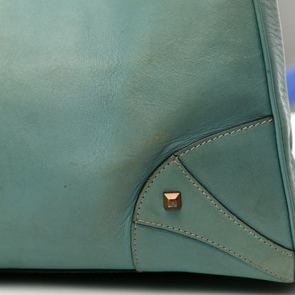 Gucci Calfskin Monogram Web Bardot Turquoise 17 of 19