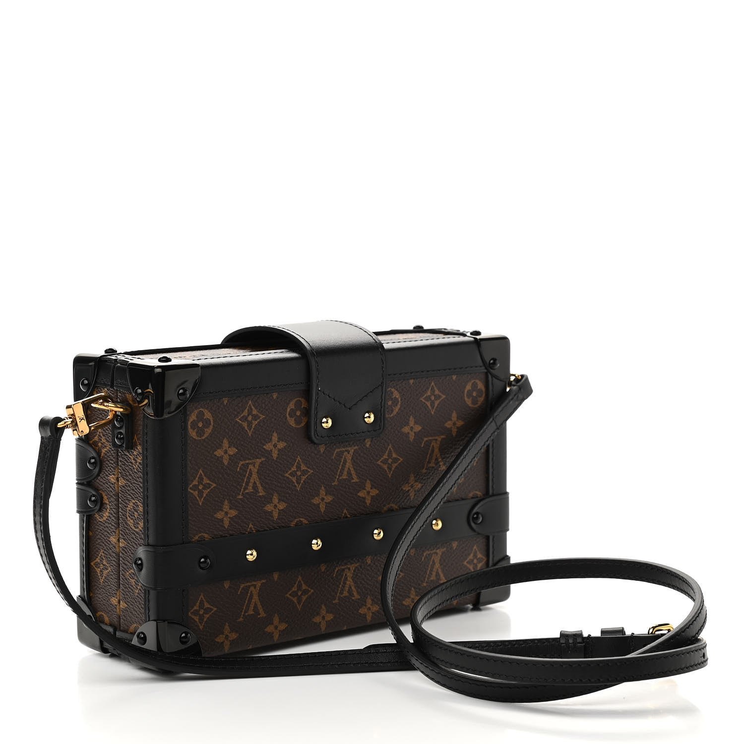 Louis Vuitton Monogram Petite Malle Black 3 of 10