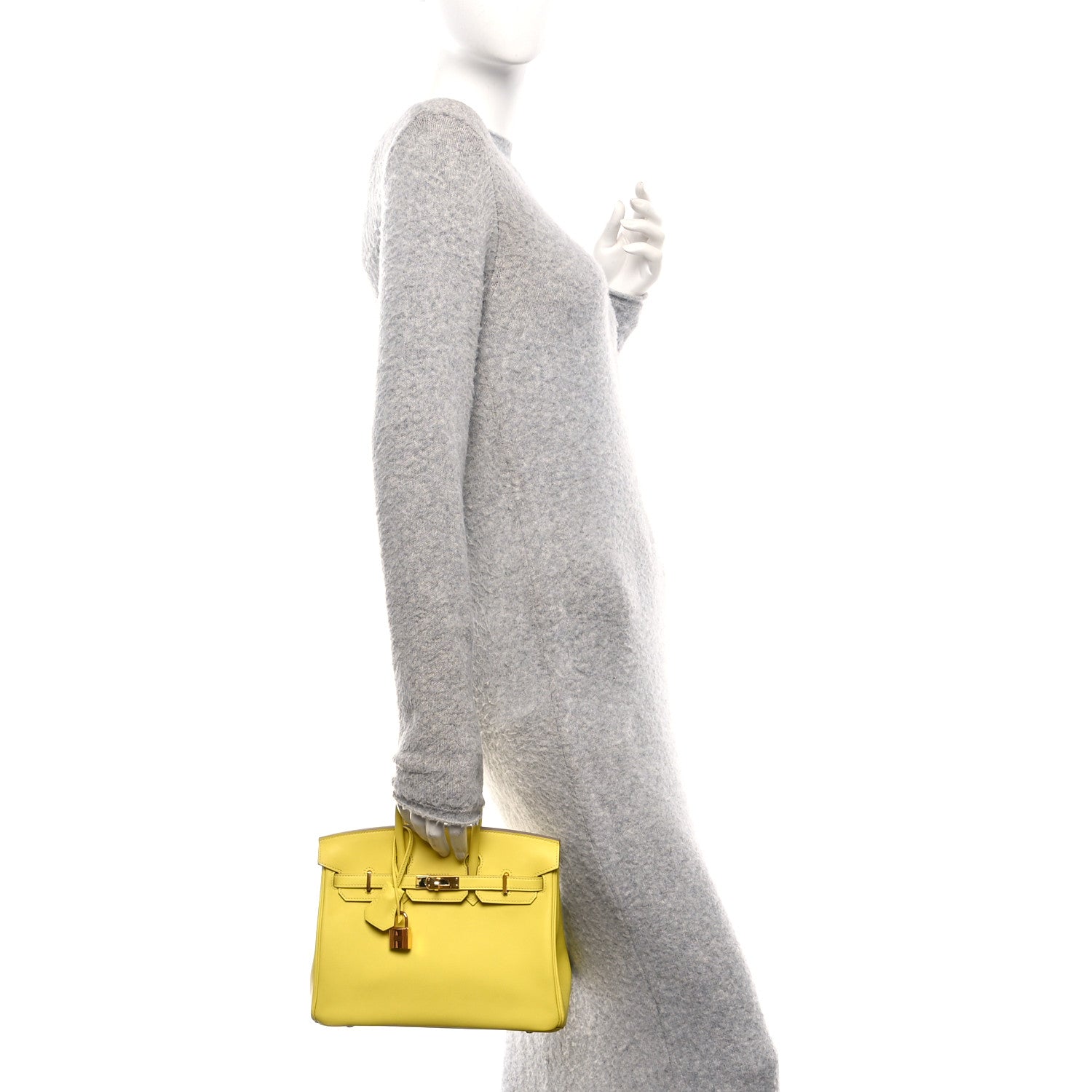 Hermes Swift Birkin 25 Lime 3 of 21