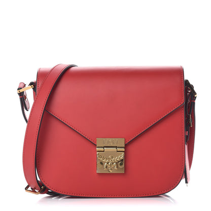 MCM Calfskin Patricia Crossbody Bag Red 1 of 12