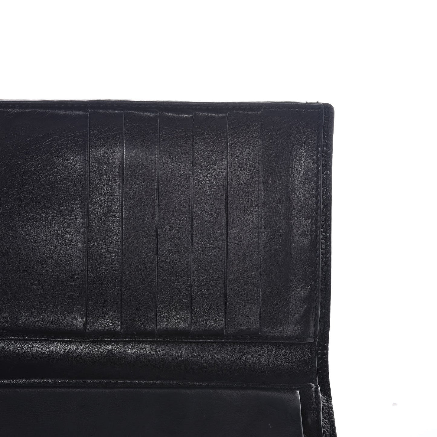 Caviar Timeless CC French Wallet Black