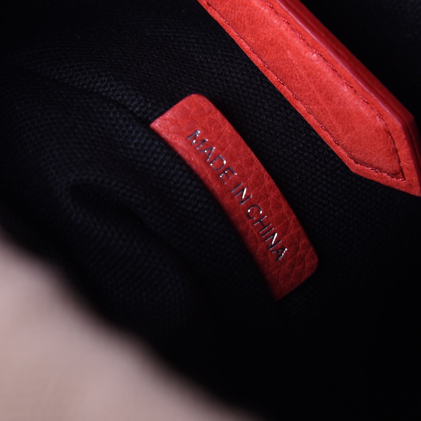 Canvas Mega Check Drifton Backpack Red