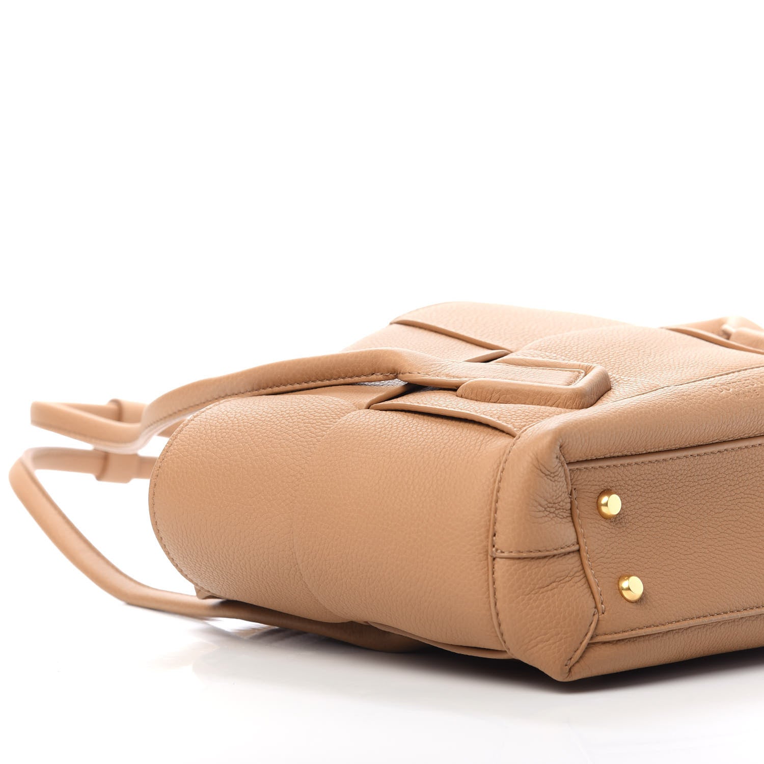 Bottega Veneta Grained Calfskin Maxi Intrecciato Arco 33 Caramel 6 of 10