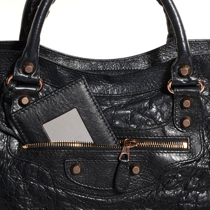 Balenciaga Agneau Giant 12 Rose Gold Hardware City Black 3 of 12
