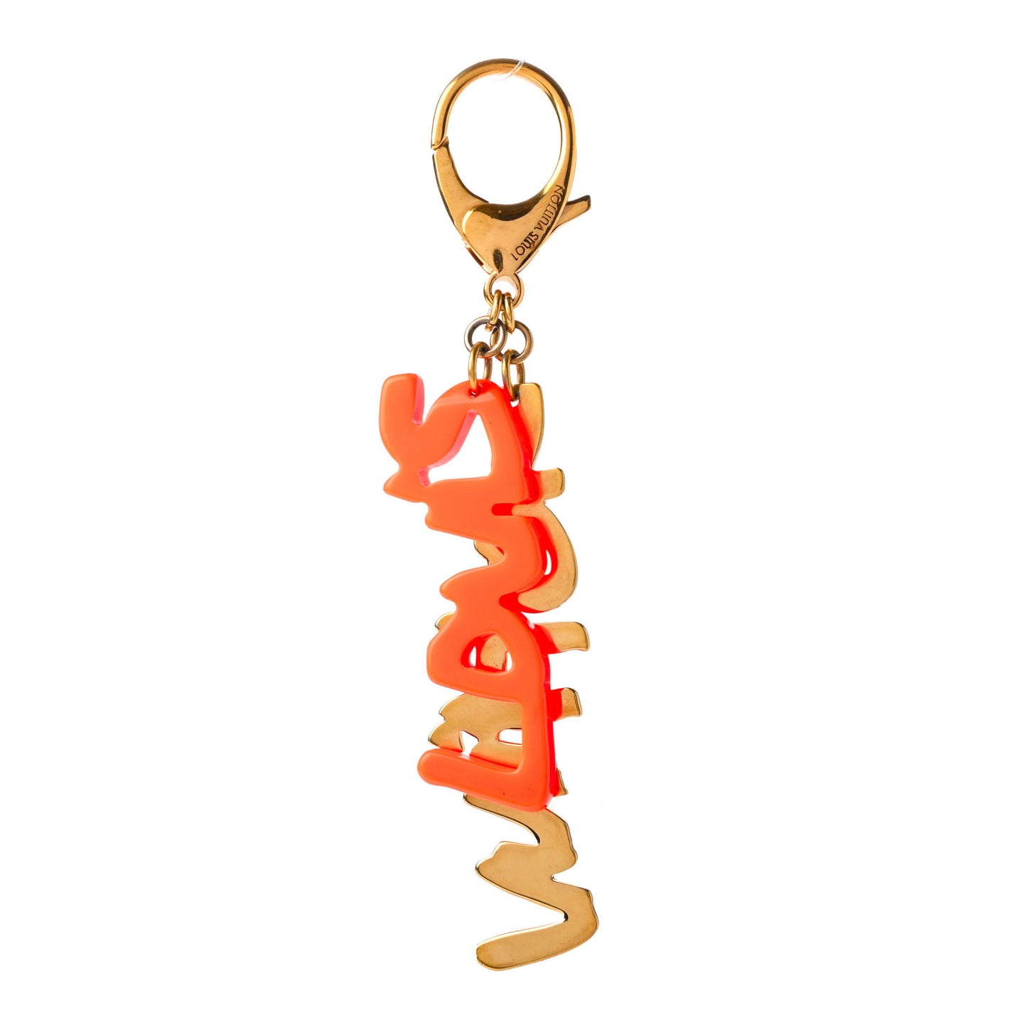 Graffiti Bag Charm Orange