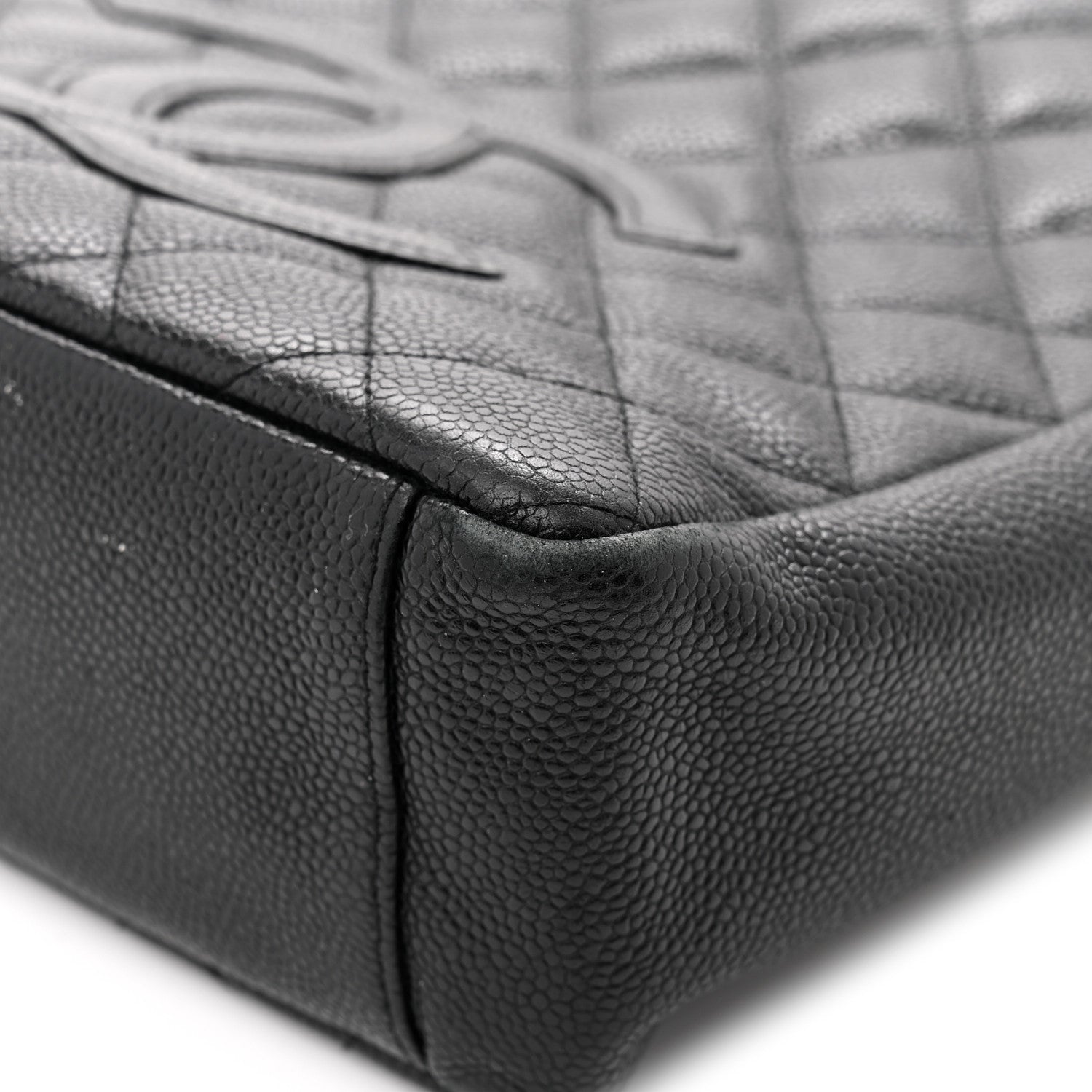 Chanel Caviar Quilted Petit Shopping Tote PST Black 11 of 14