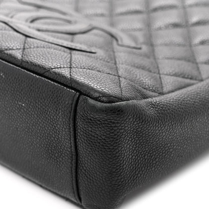 Chanel Caviar Quilted Petit Shopping Tote PST Black 11 of 14