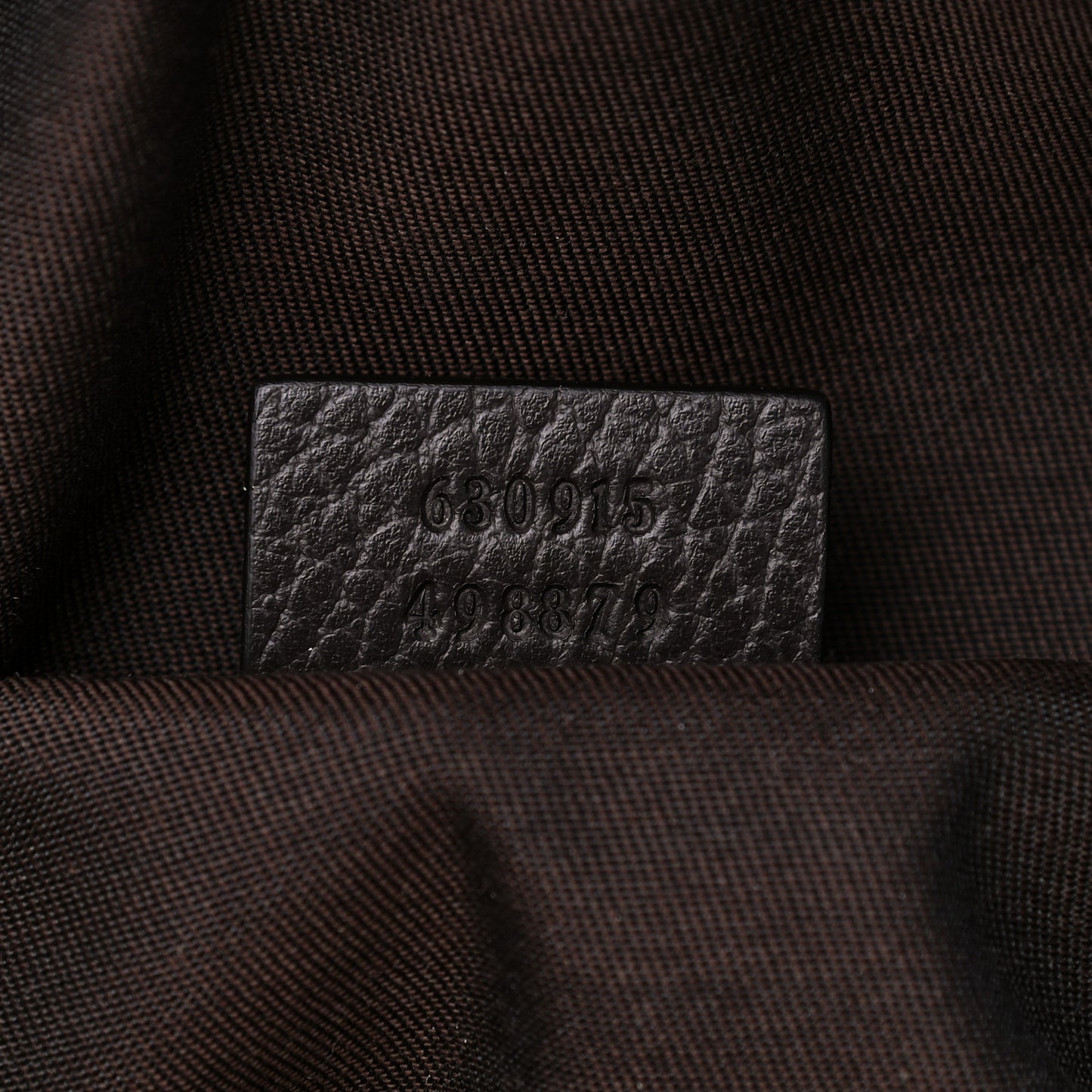 Monogram Dollar Calfskin Waist Pouch Beige Ebony Testa di Moro Marrone Scuro