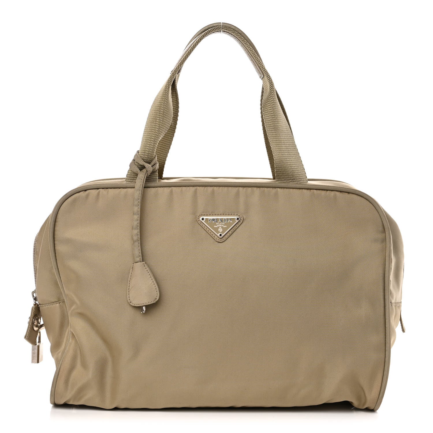 Prada Tessuto Nylon Tote Beige 1 of 10