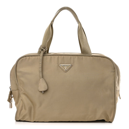Prada Tessuto Nylon Tote Beige 1 of 10