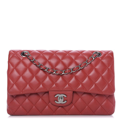 Chanel Lambskin Quilted Medium Double Flap Red 1 of 10