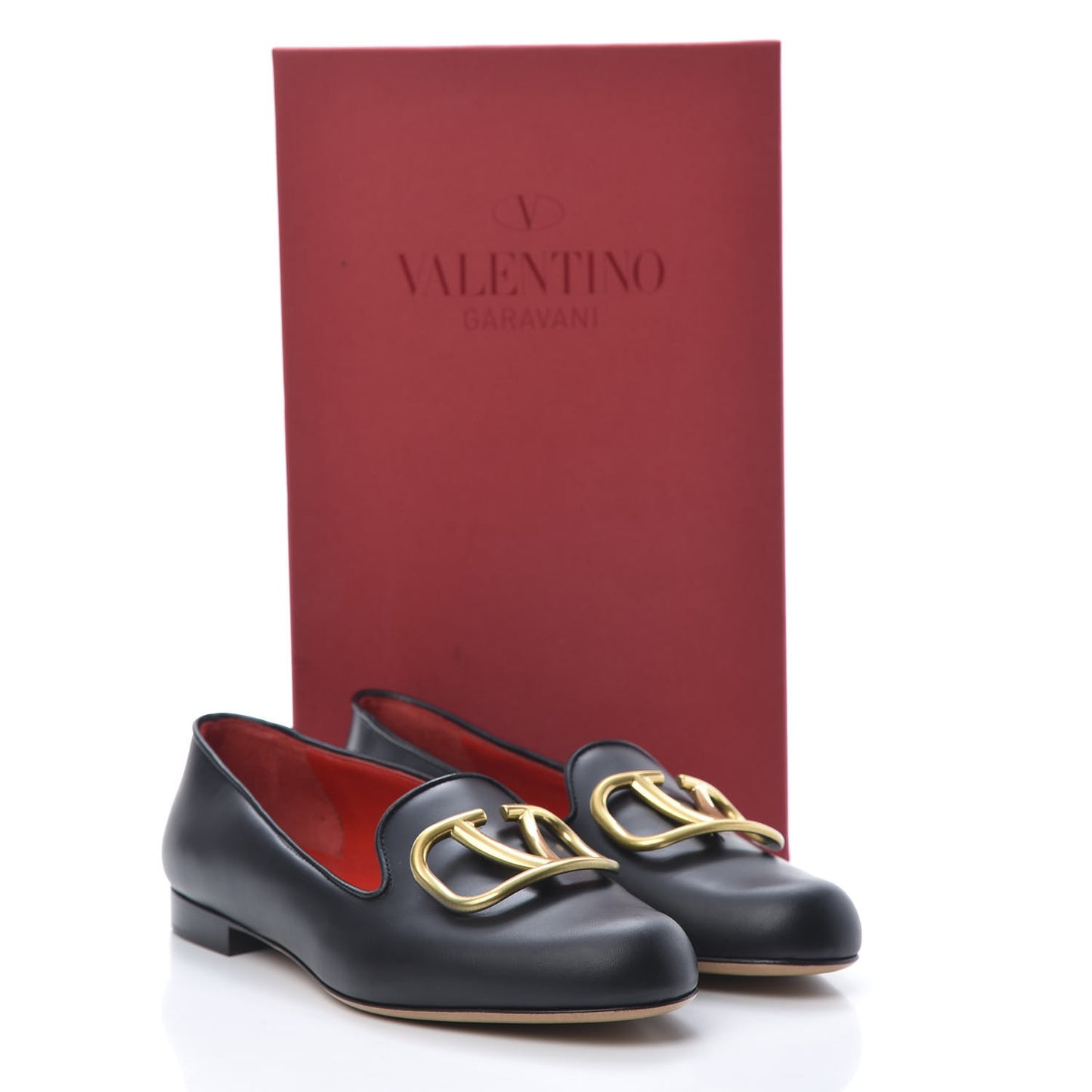 Nappa Vlogo Loafers 37 Black