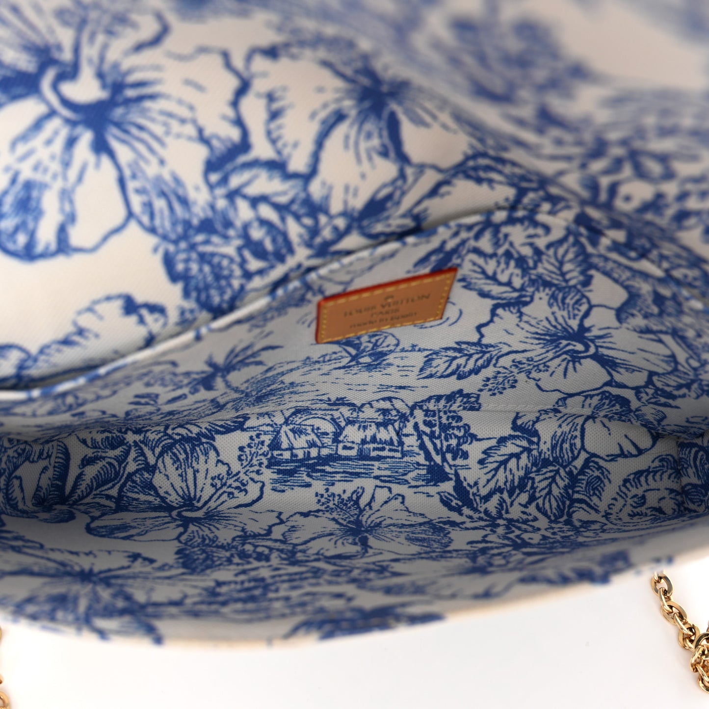 Monogram Giant By The Pool 2.0 Felicie Pochette Chain Wallet Lagoon Blue