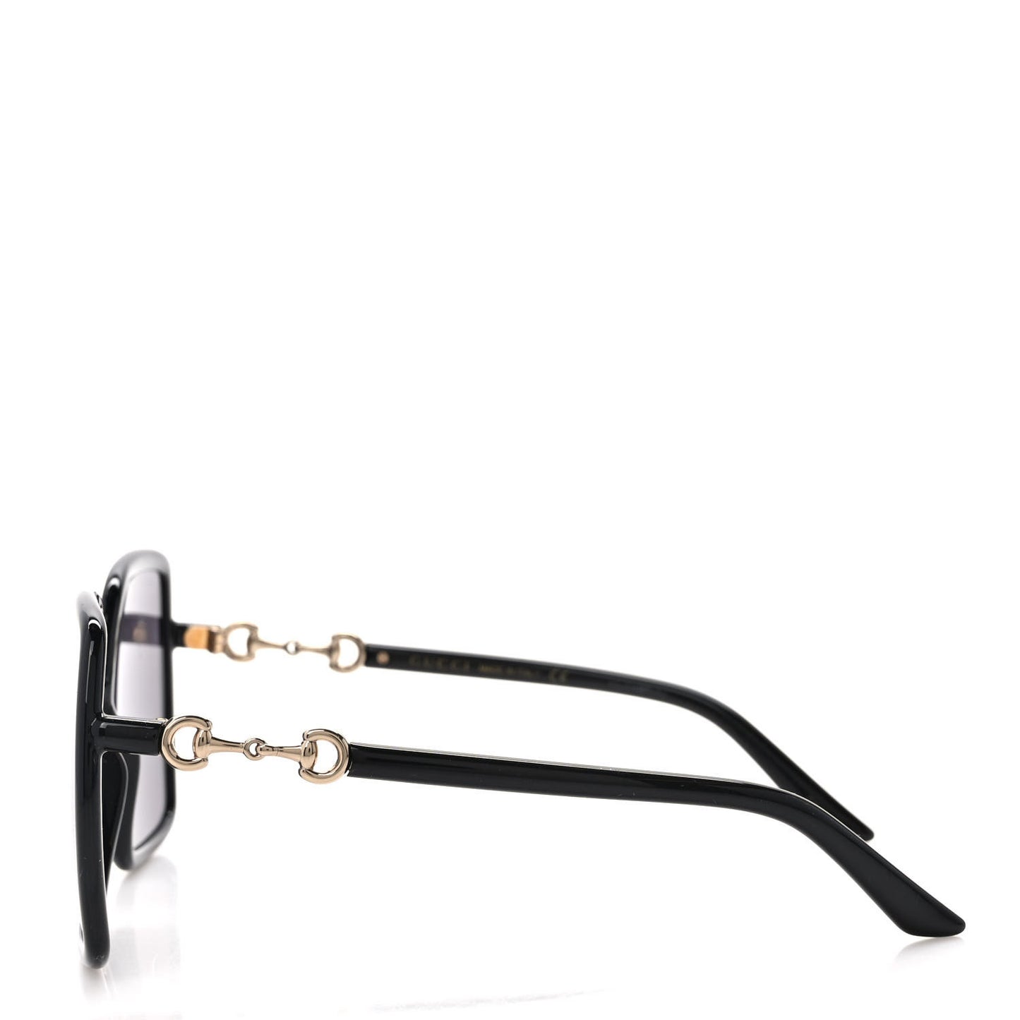 Horsebit Square Frame Sunglasses GG0890S Black