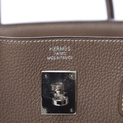 Hermes Togo Birkin 40 Etoupe 6 of 15
