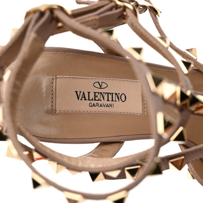 Valentino Garavani Calfskin Nappa Rockstud Ankle Strap 65mm Pumps 36.5 Deep Fuxia Poudre 6 of 9