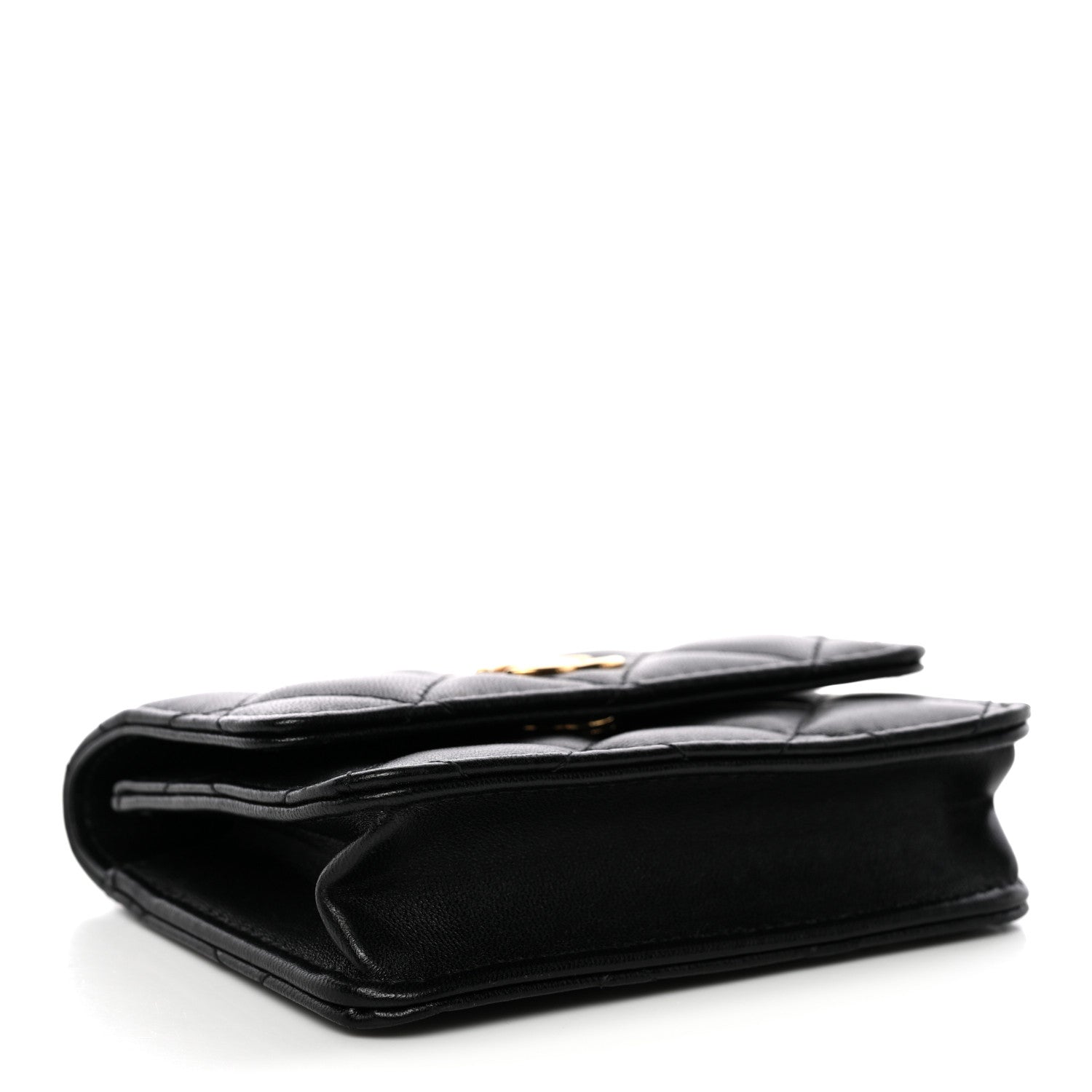 Chanel Lambskin Quilted CC Hook Card Holder Black 4 of 8