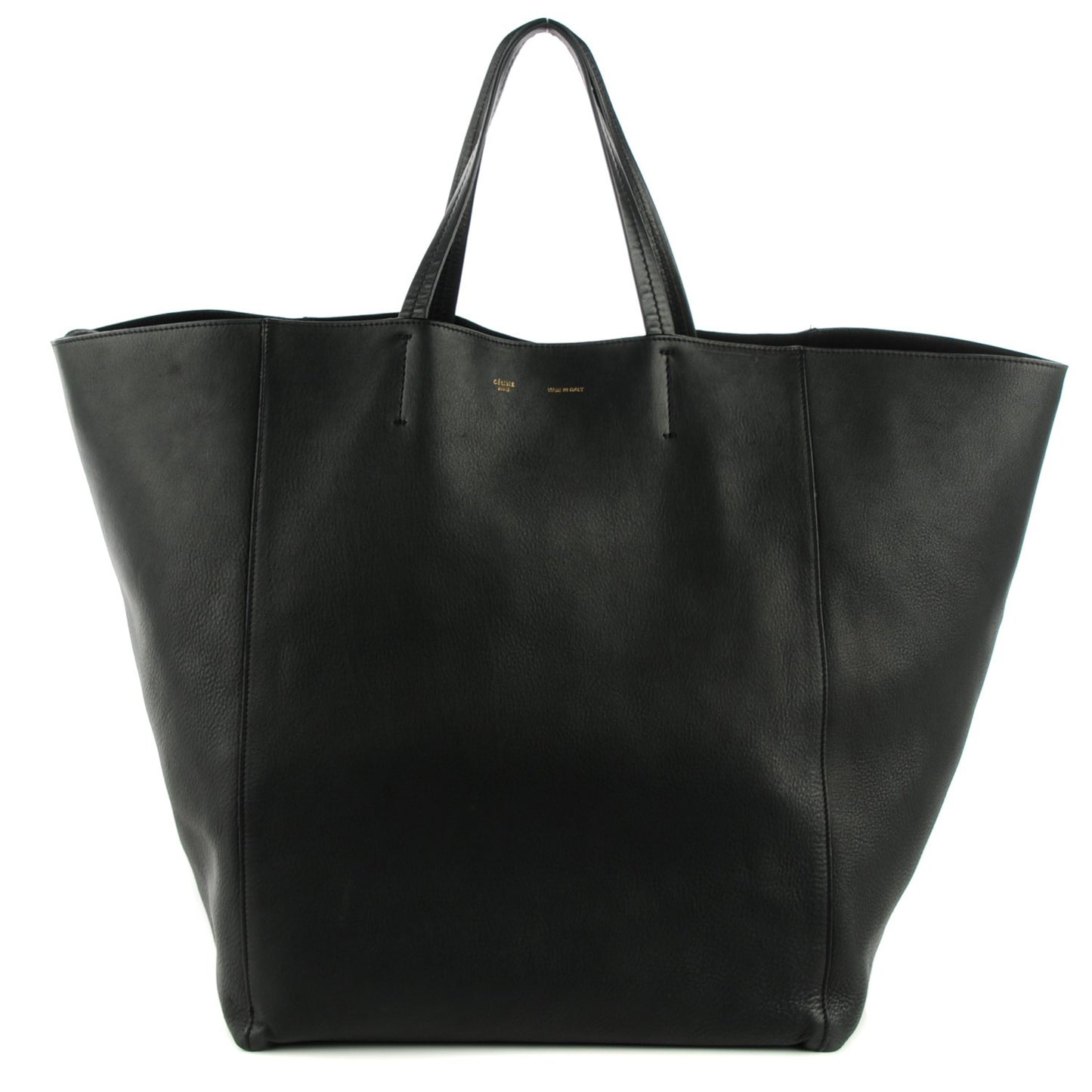 Calfskin Large Horizontal Cabas Phantom Black