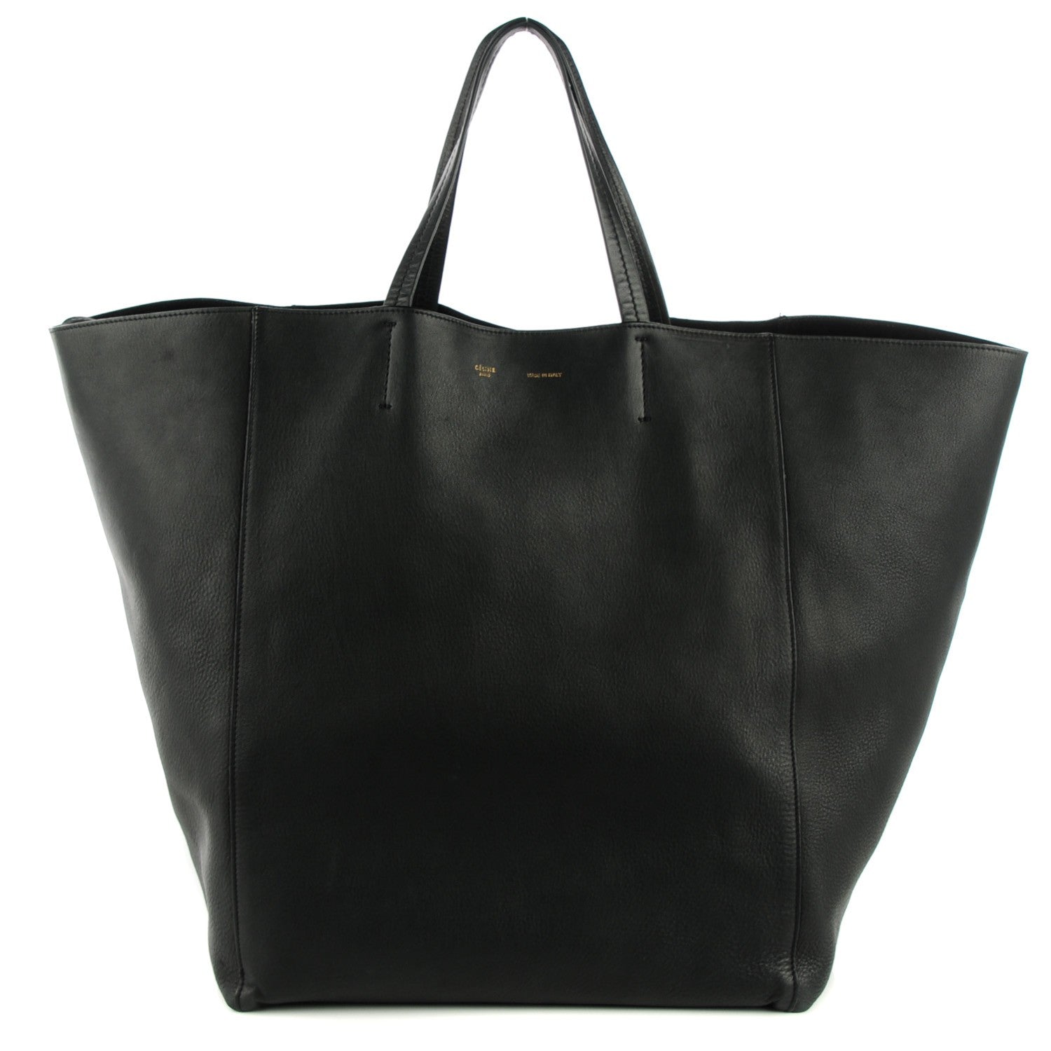 Celine Calfskin Large Horizontal Cabas Phantom Black 1 of 8