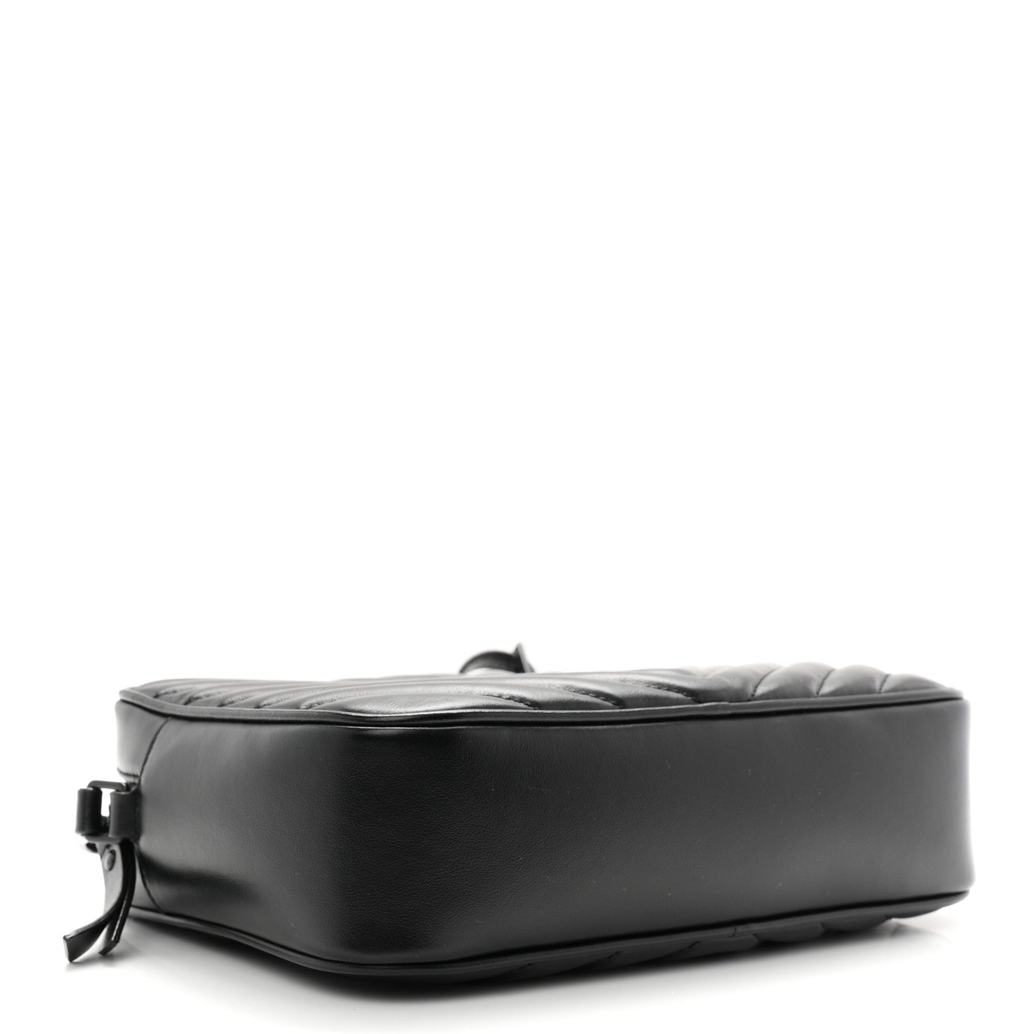 Saint Laurent Calfskin Matelasse Monogram Monochrome Lou Camera Bag Black 4 of 11
