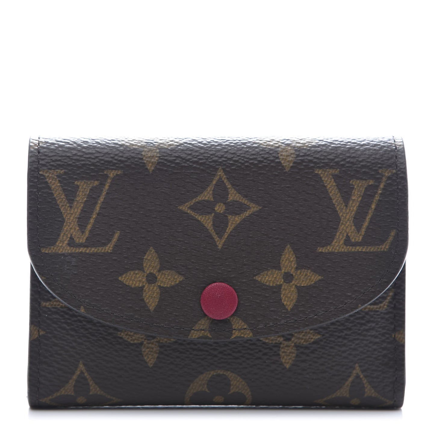 Monogram Rosalie Coin Purse Fuchsia