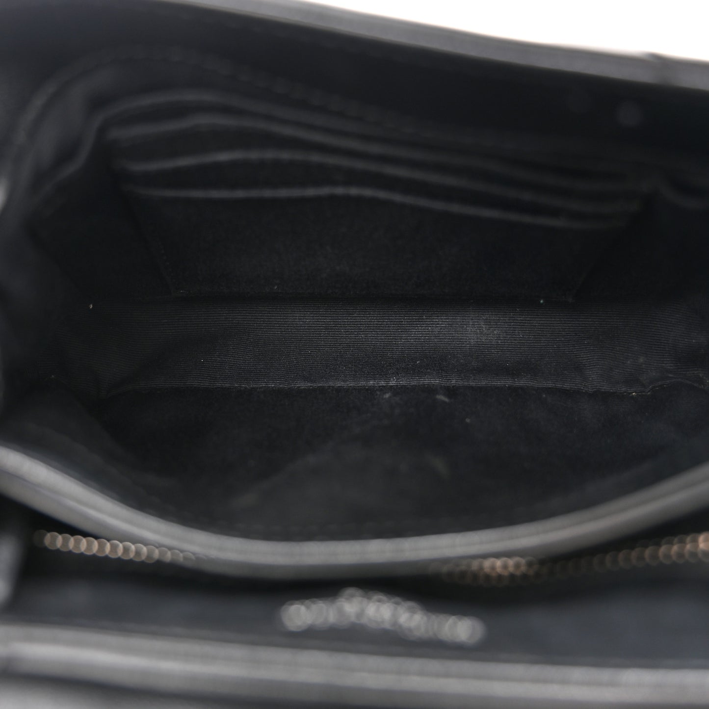 Calfskin Y Quilted Monogram Toy Loulou Crossbody Bag Black