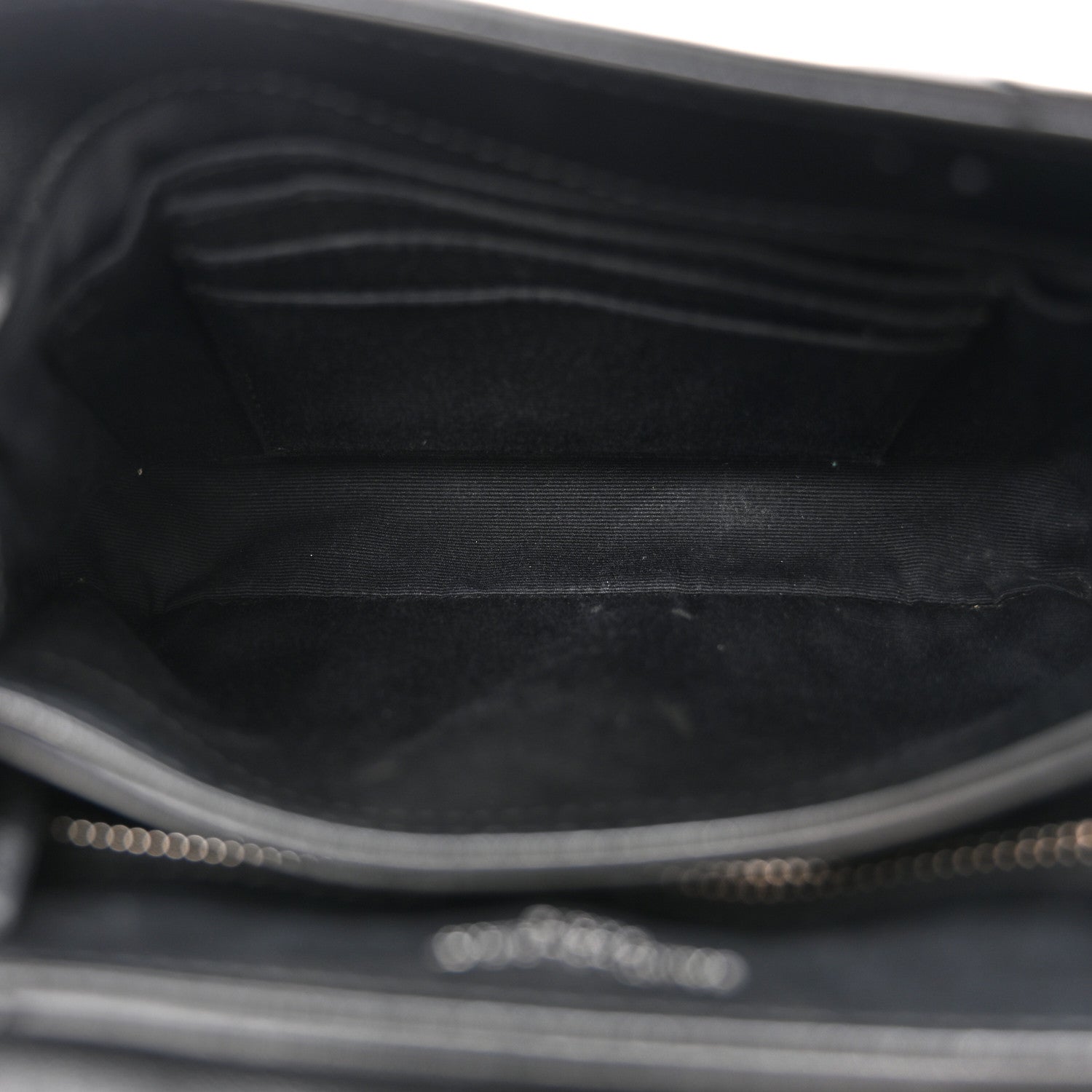 Saint Laurent Calfskin Y Quilted Monogram Toy Loulou Crossbody Bag Black 5 of 13