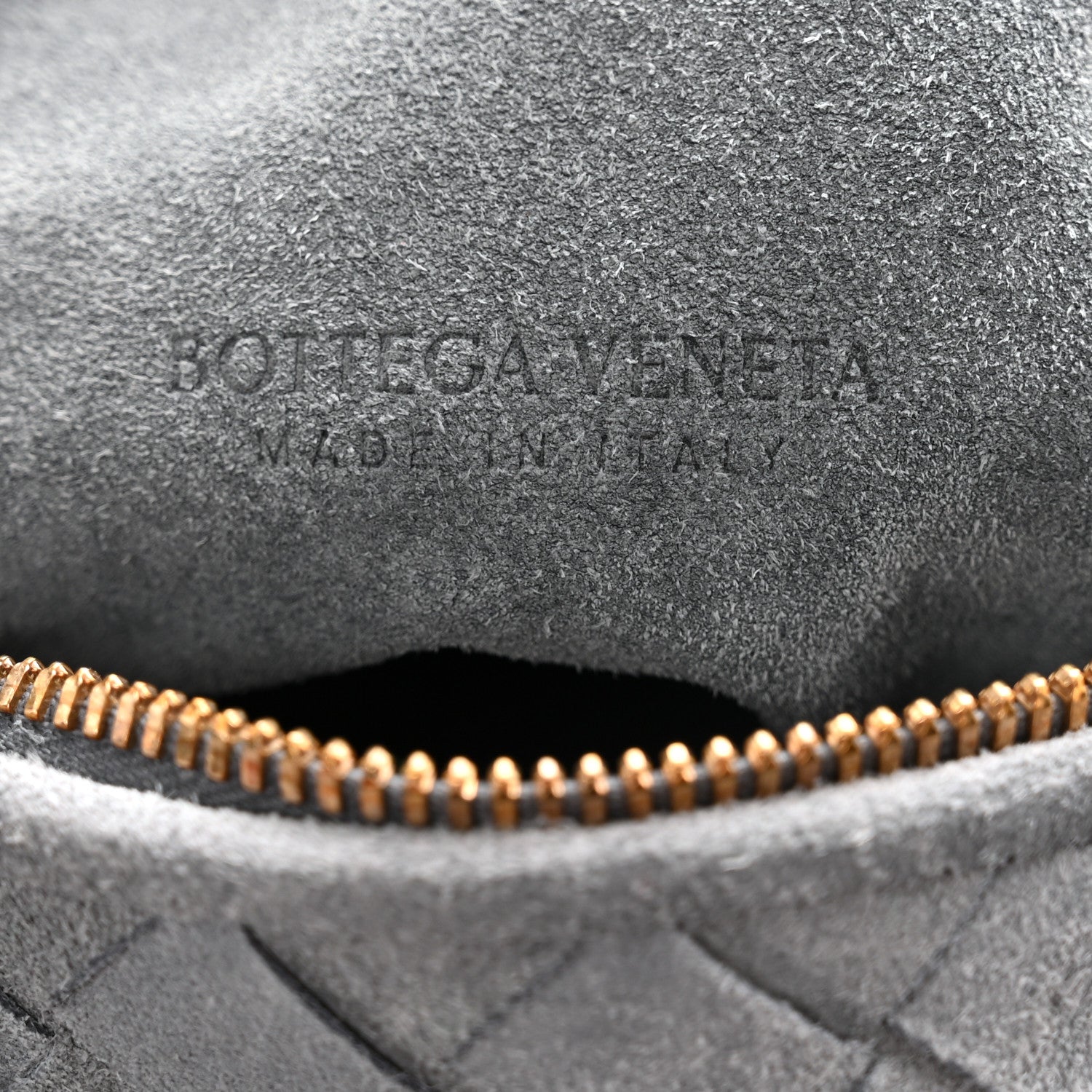Bottega Veneta Suede Calfskin Intrecciato Teen Jodie Hobo Thunder 6 of 11