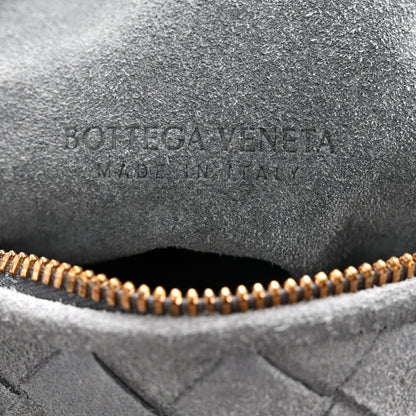 Bottega Veneta Suede Calfskin Intrecciato Teen Jodie Hobo Thunder 6 of 11