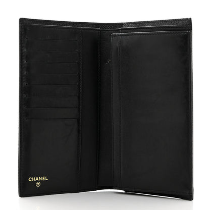 Chanel Caviar Timeless CC Yen Wallet Black 5 of 9