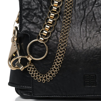 Givenchy Pebbled Lambskin Melancholia Shoulder Bag Black 7 of 10