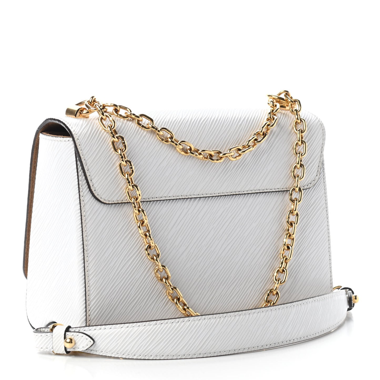 Epi Twist Shoulder Bag MM White