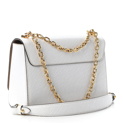 Louis Vuitton Epi Twist Shoulder Bag MM White 3 of 8