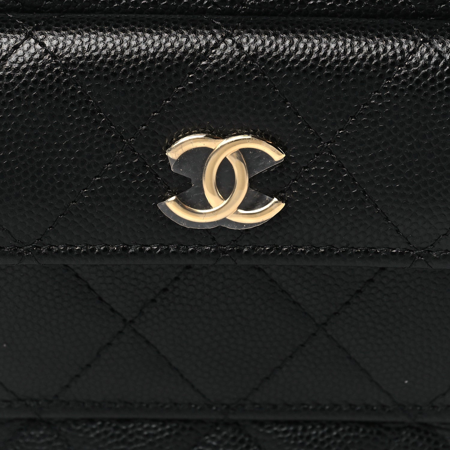 Chanel Caviar Quilted Polly Pocket Pouch Hobo Black 8 of 10