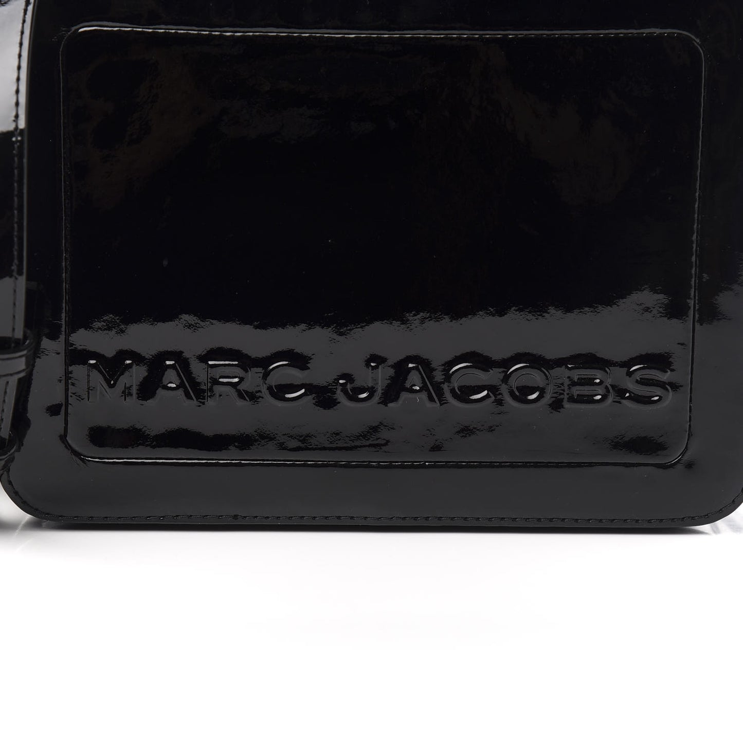 Patent The Box 20 Crossbody Black