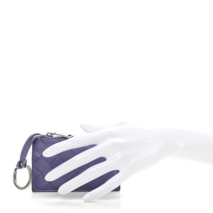 Bottega Veneta Nappa Intrecciato Key Case Lavender 2 of 7