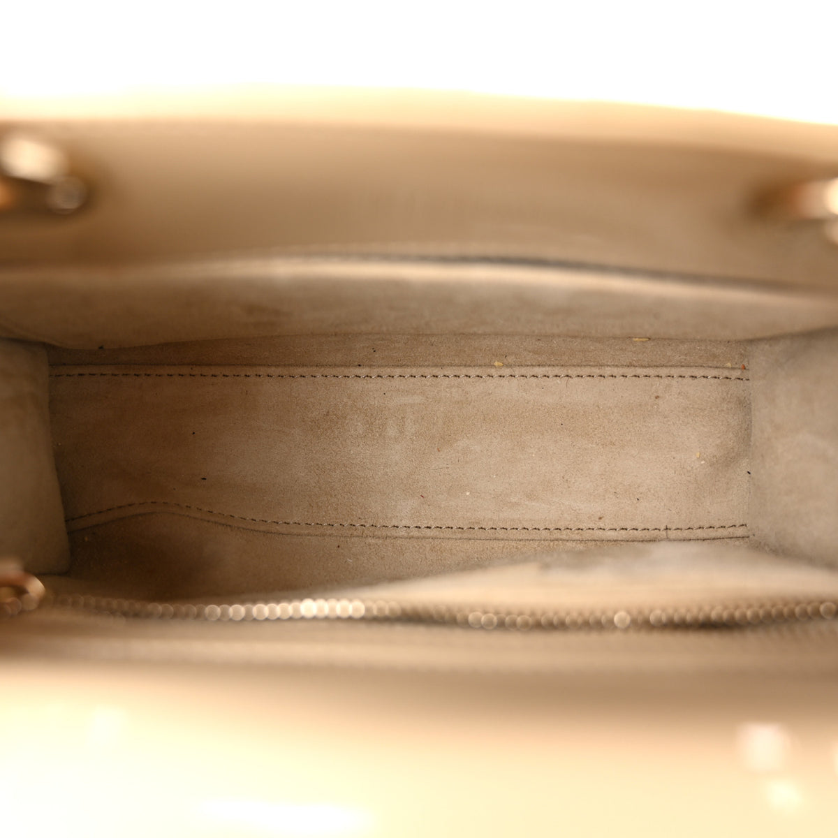 Christian Dior Patent Cannage Small Lady Dior Beige 5 of 10
