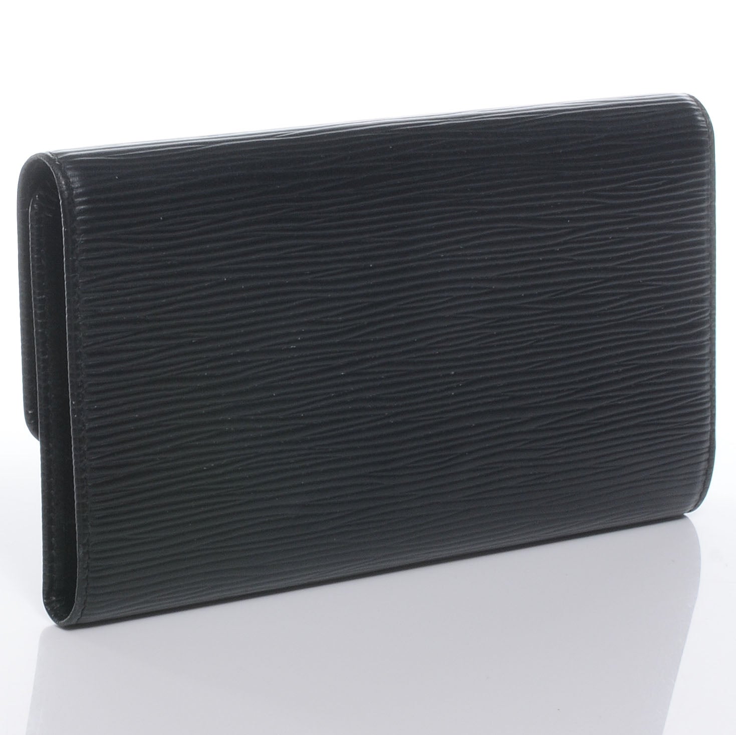 Louis Vuitton Epi Porte Tresor International Wallet Black 3 of 7