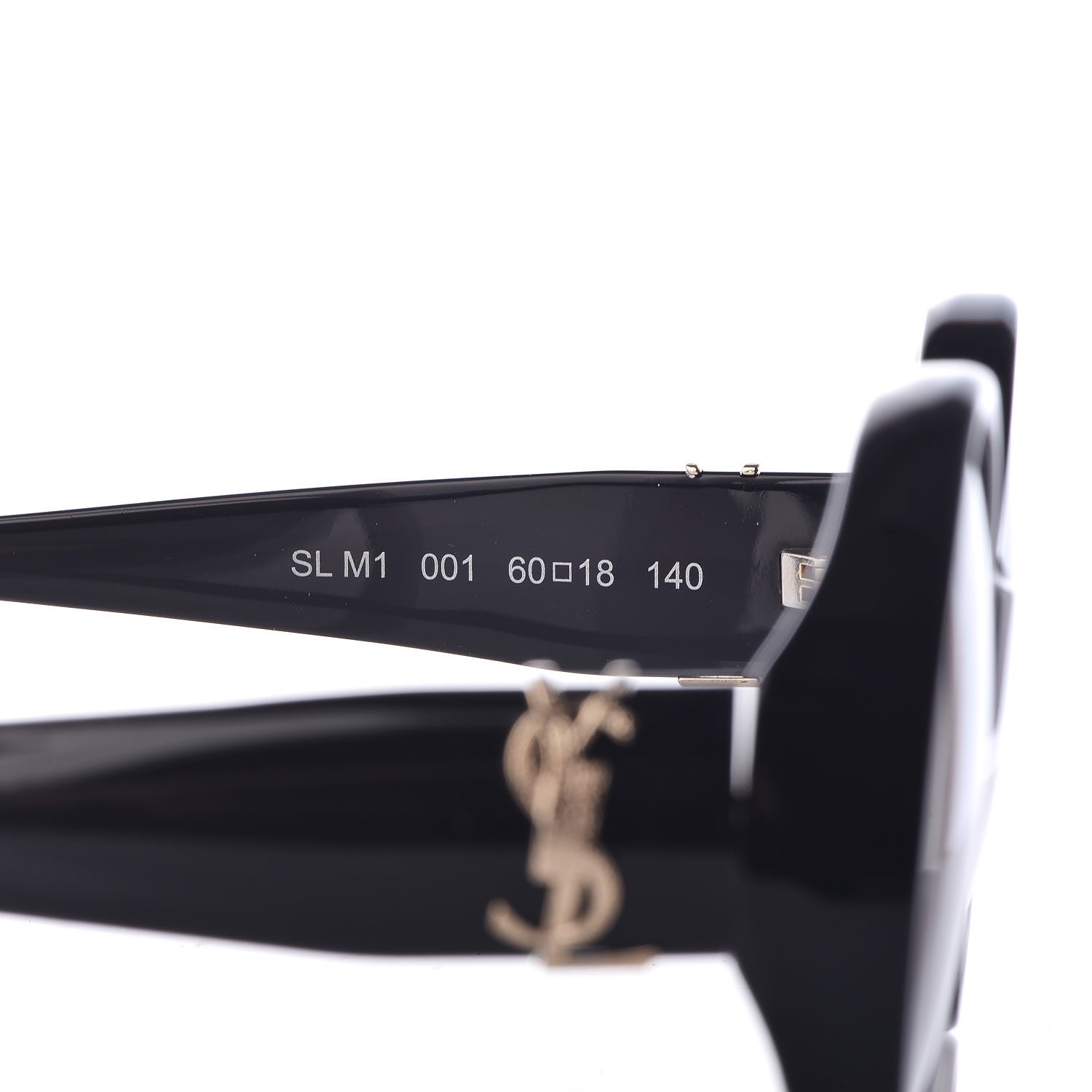 Saint Laurent Round SL M1 Sunglasses Black 7 of 7