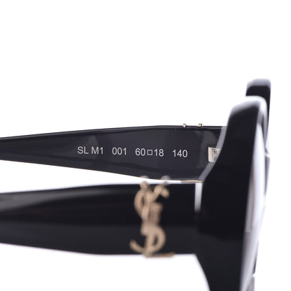 Saint Laurent Round SL M1 Sunglasses Black 7 of 7